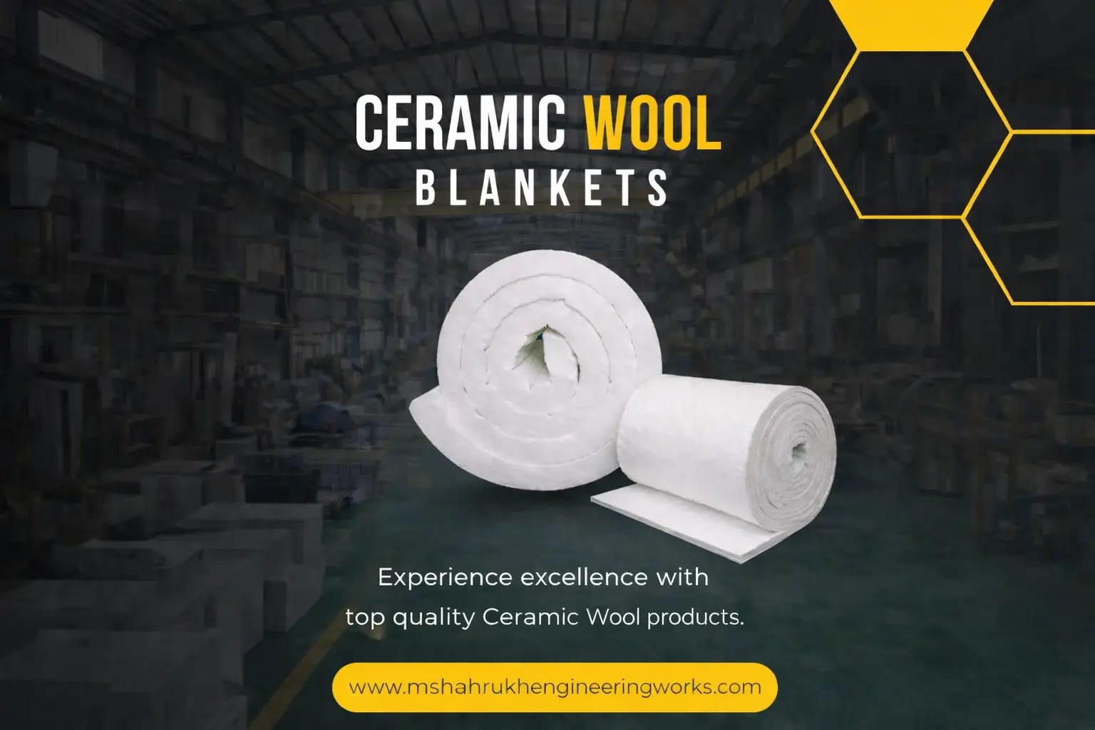 High Temp Ceramic Wool Blankets for industrial insulation & energy saving.